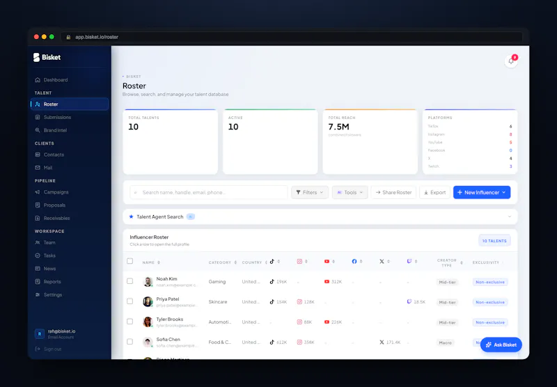 Bisket screenshot 2