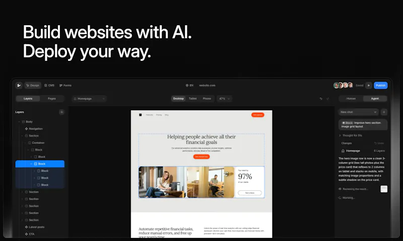 Ycode AI Agents screenshot 1