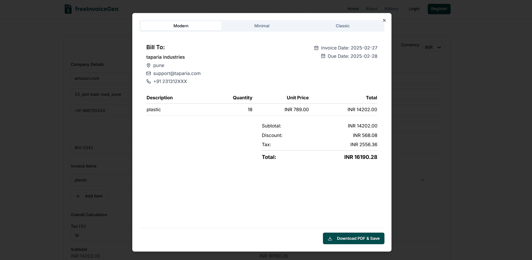 FreeInvoicegen media 4