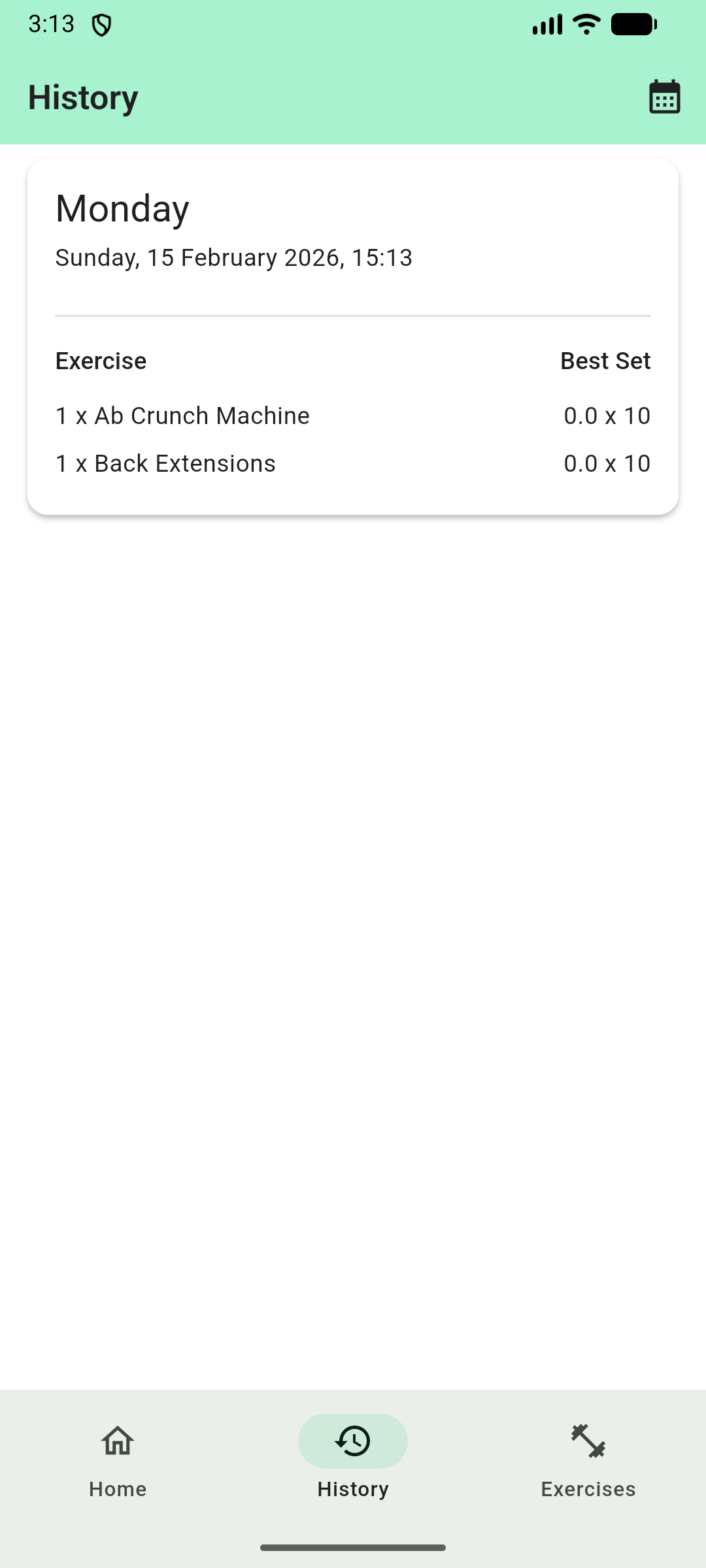 Fitness & Workout Tracker - Main product screenshot demonstrating key features and user interface