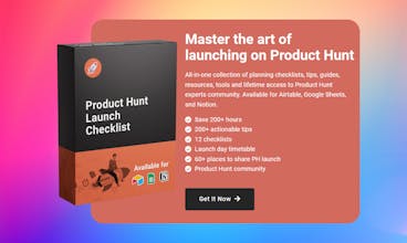 Product Hunt Launch Checklist gallery image