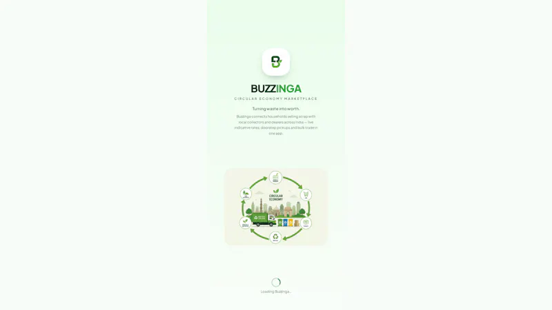 Buzzinga — Circular Economy Marketplace screenshot 1