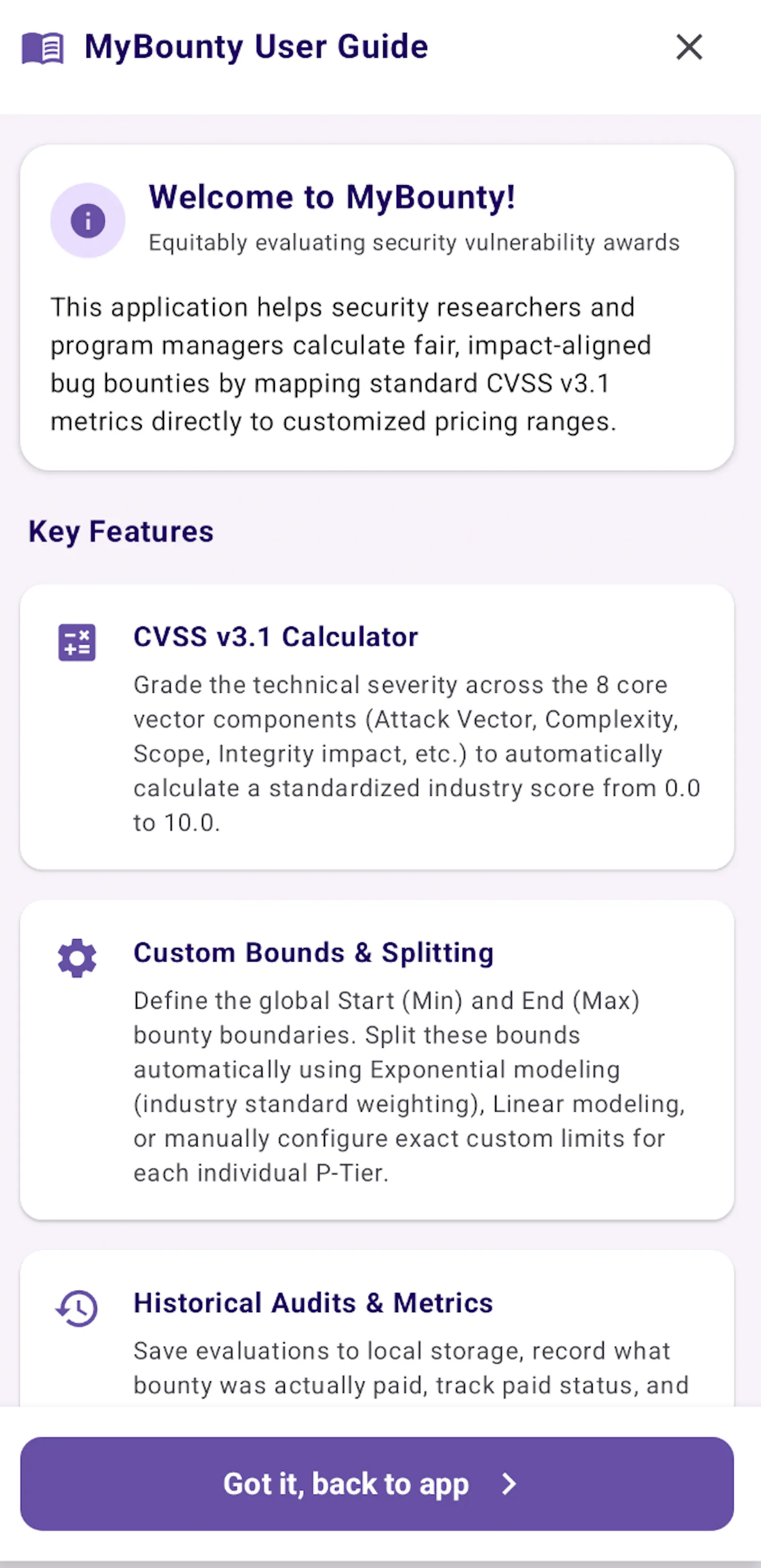 MyBounty screenshot 2