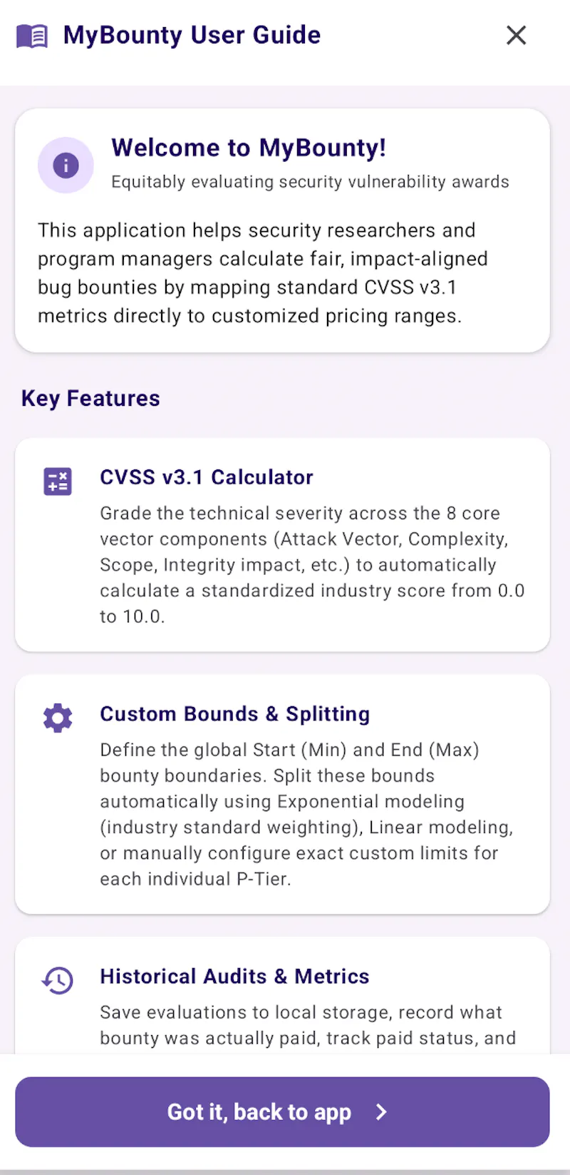 MyBounty screenshot 2