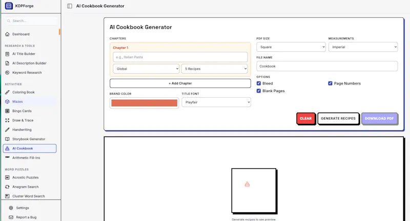 KDPForge screenshot 3