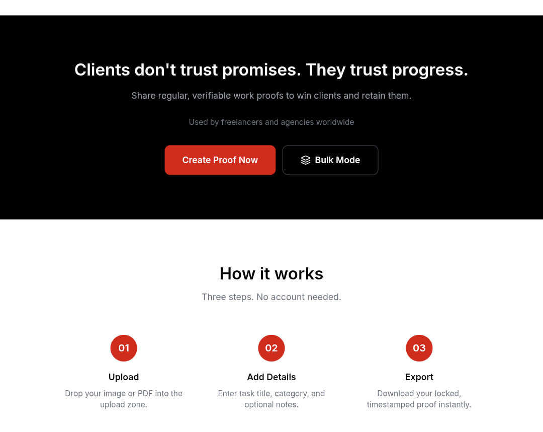 Image to Proof  - Screenshot 3 showing product features and functionality