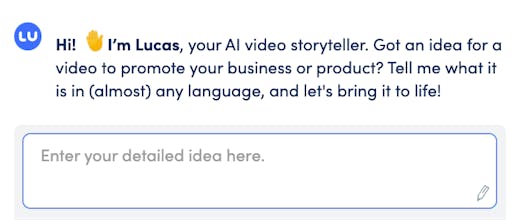 Lucas, AI video creator gallery image