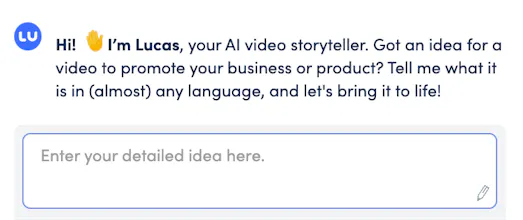 Lucas, AI video creator gallery image