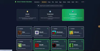 Ultimate Grow A Garden Calculator gallery image