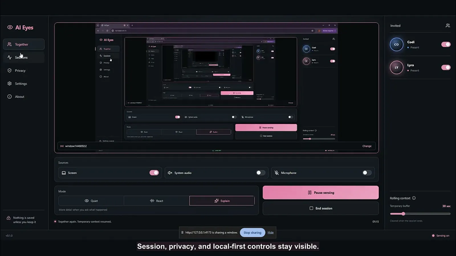 AI Eyes screenshot 1 (video preview)