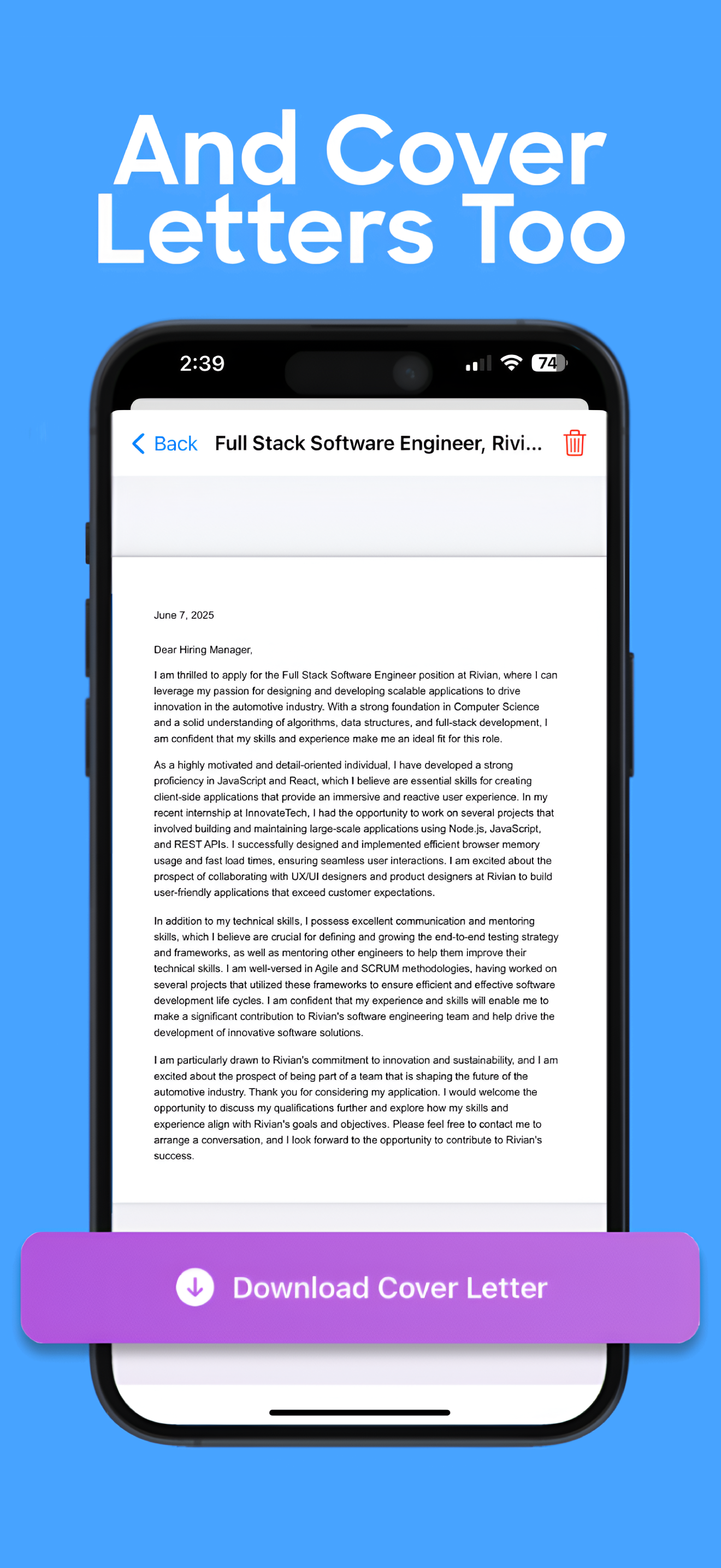 Resume AI gallery image