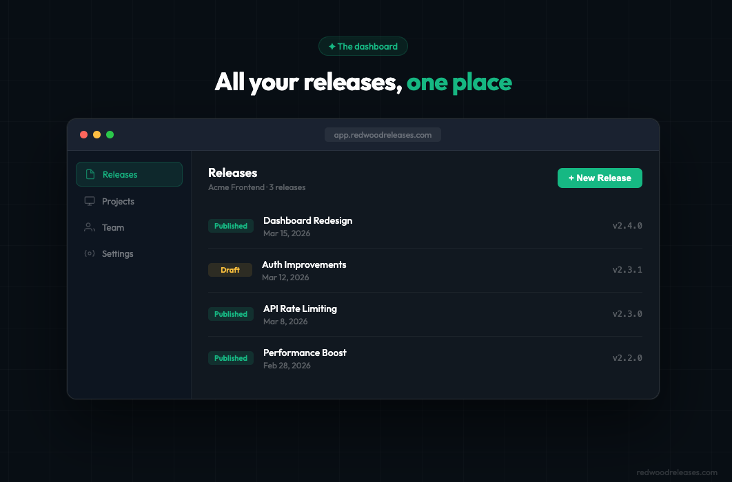 Redwood Releases gallery image