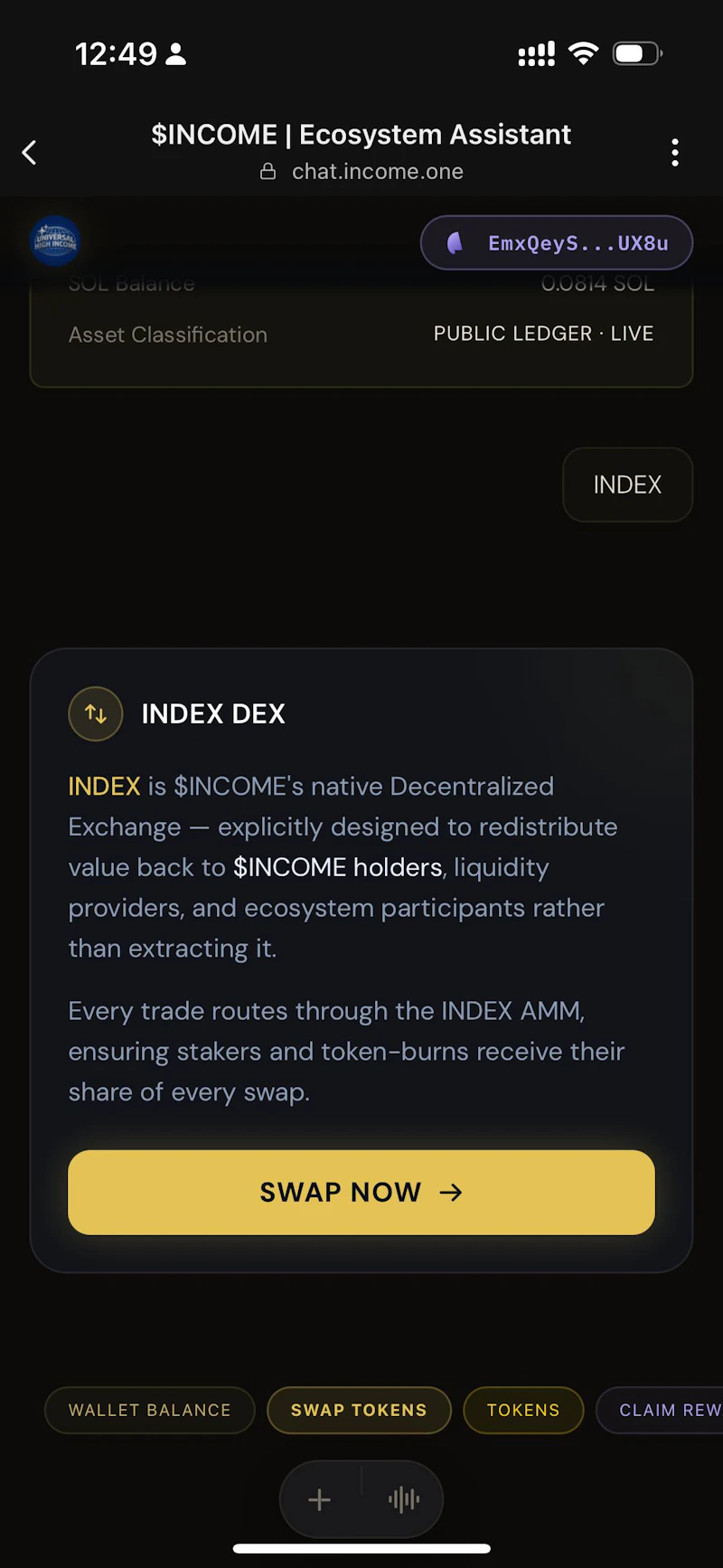 $INCOME screenshot 5