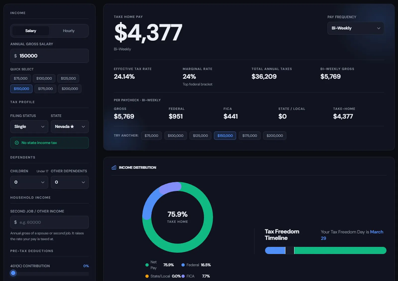 PaycheckCalc screenshot 3