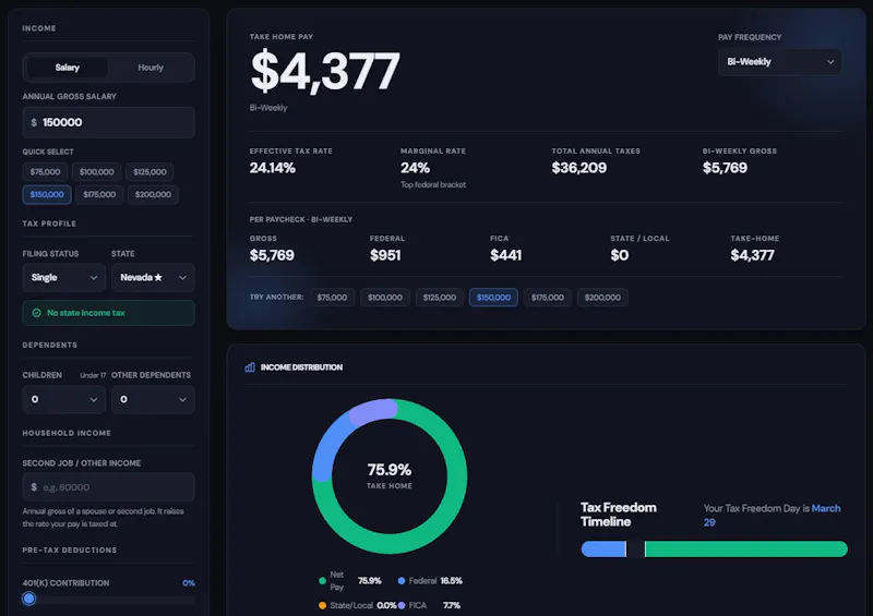PaycheckCalc screenshot 3