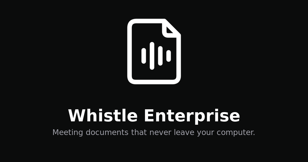 Whistle Enterprise gallery image