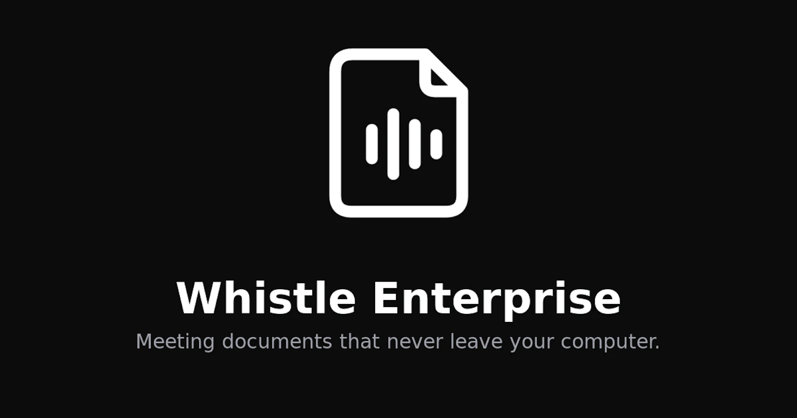 Whistle Enterprise screenshot 1