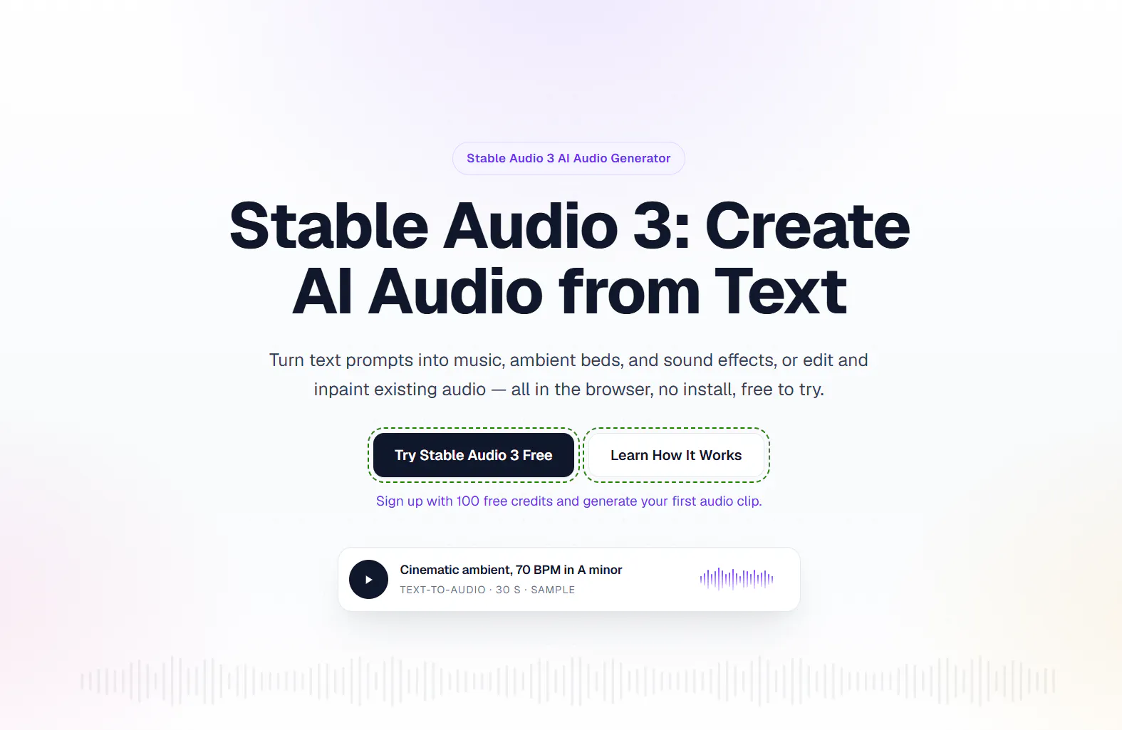 Stable Audio 3 gallery image