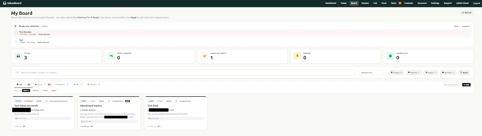 InboxBoard screenshot 1