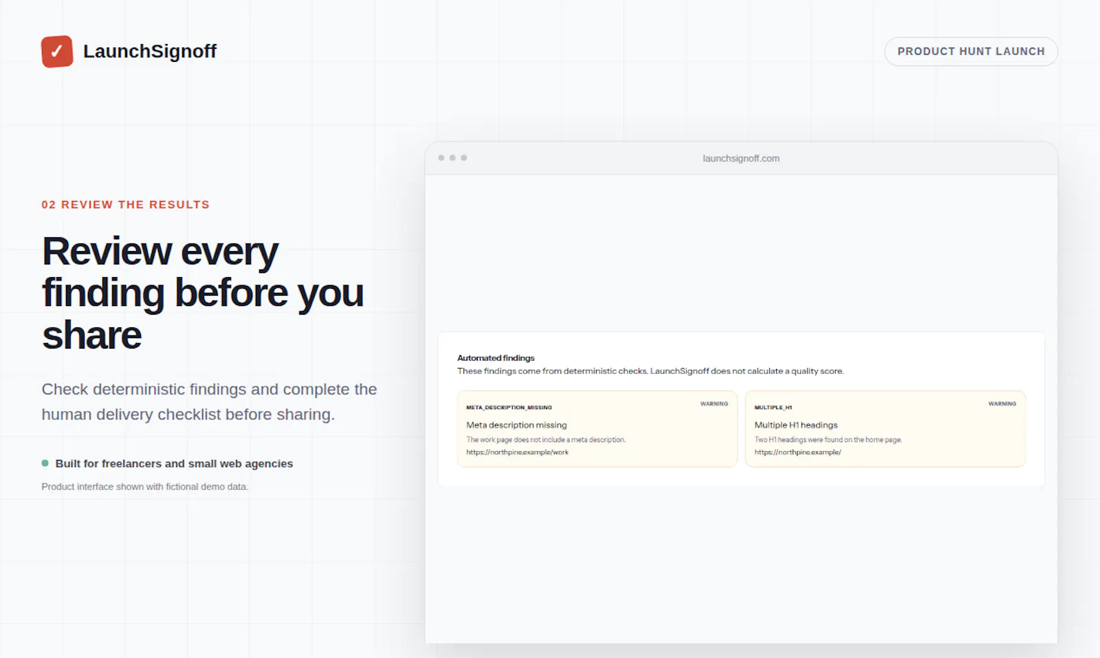 LaunchSignoff screenshot 4