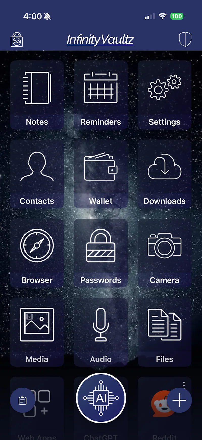 Infinity Vaultz screenshot 1