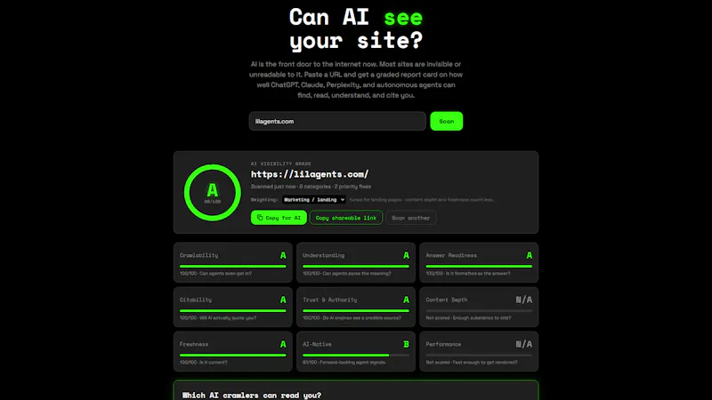 AgentGrade screenshot 1