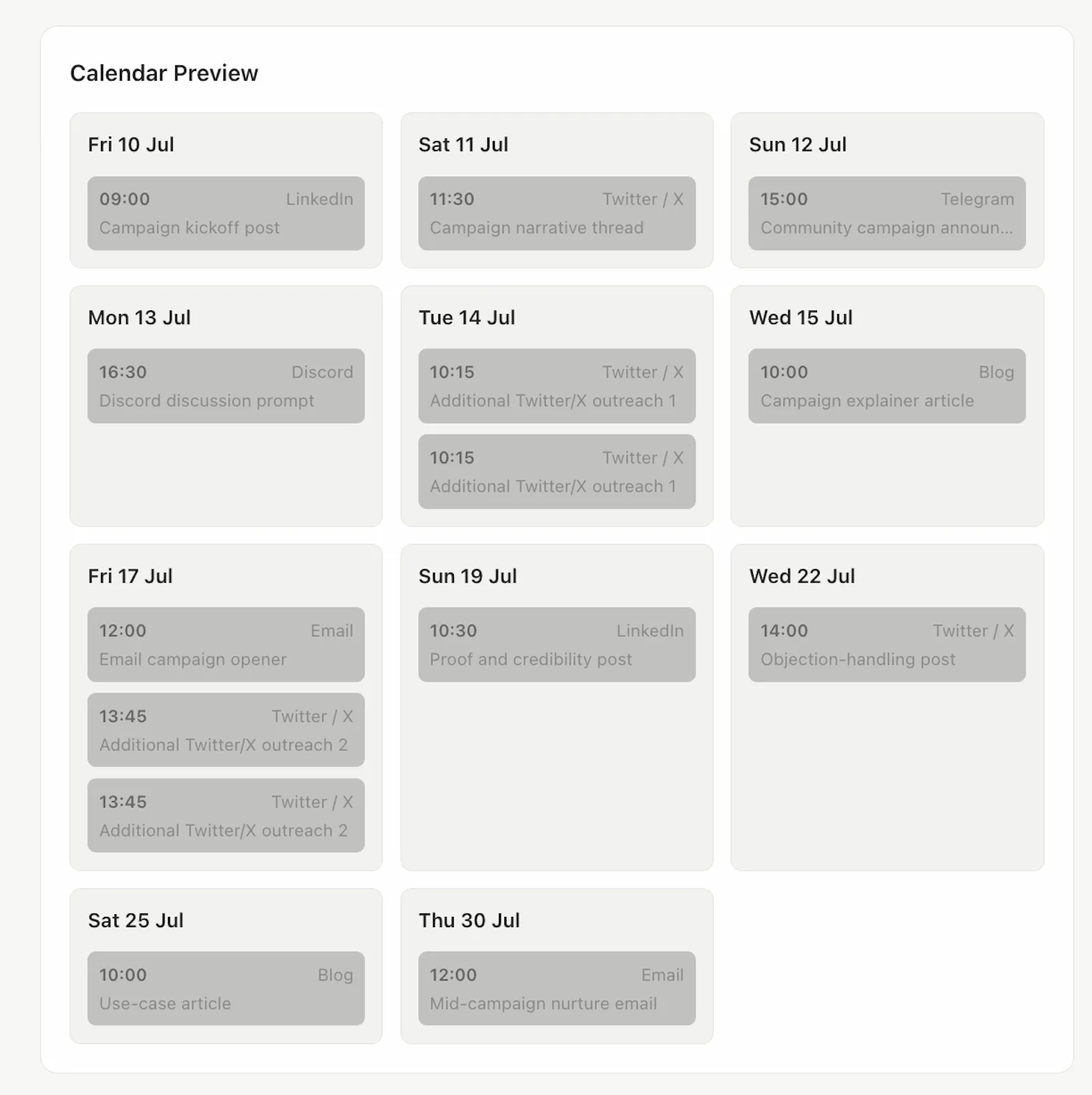 AI Marketing OS for Web3 teams screenshot 3