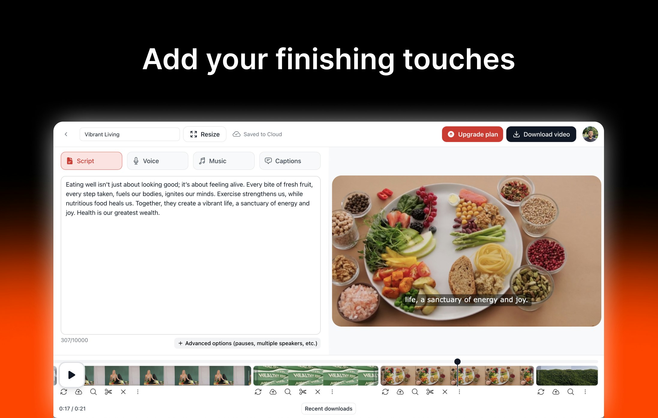 Videogen — screenshot 3 showing tool features and UI
