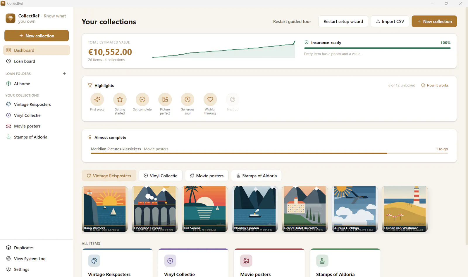 CollectRef screenshot 1