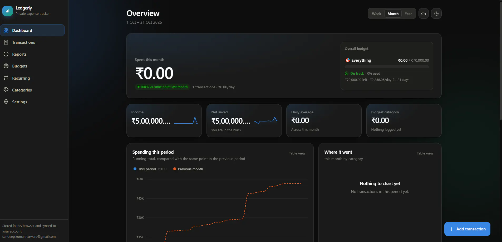 Ledgerly — Expense Tracker gallery image