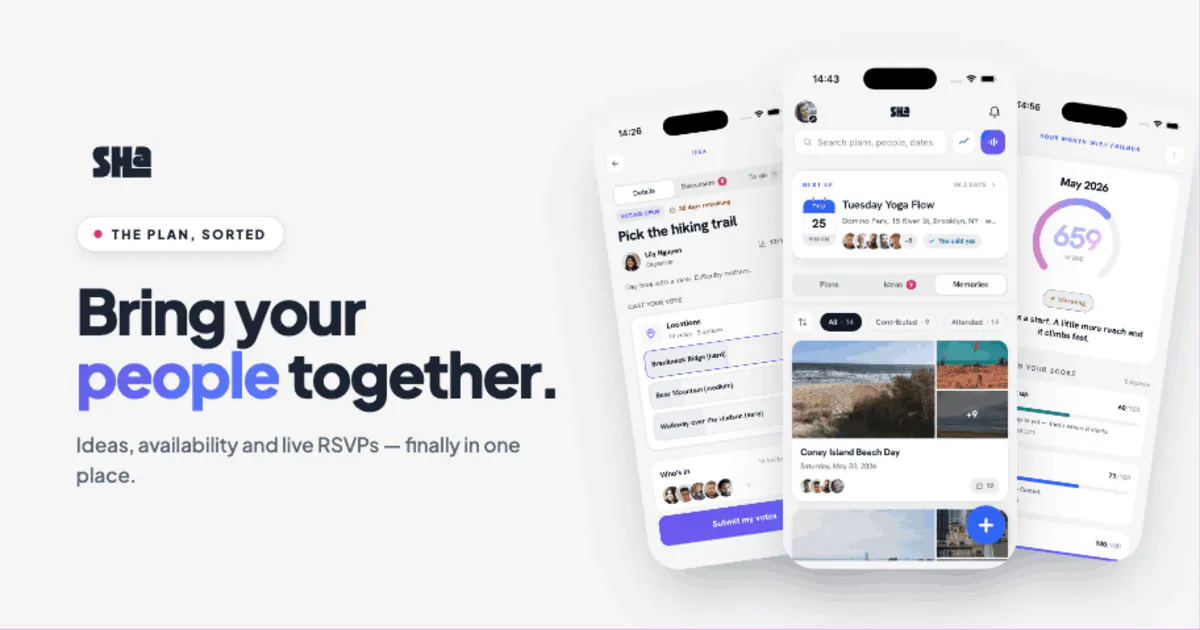 Sha: Make Plans with Friends gallery image