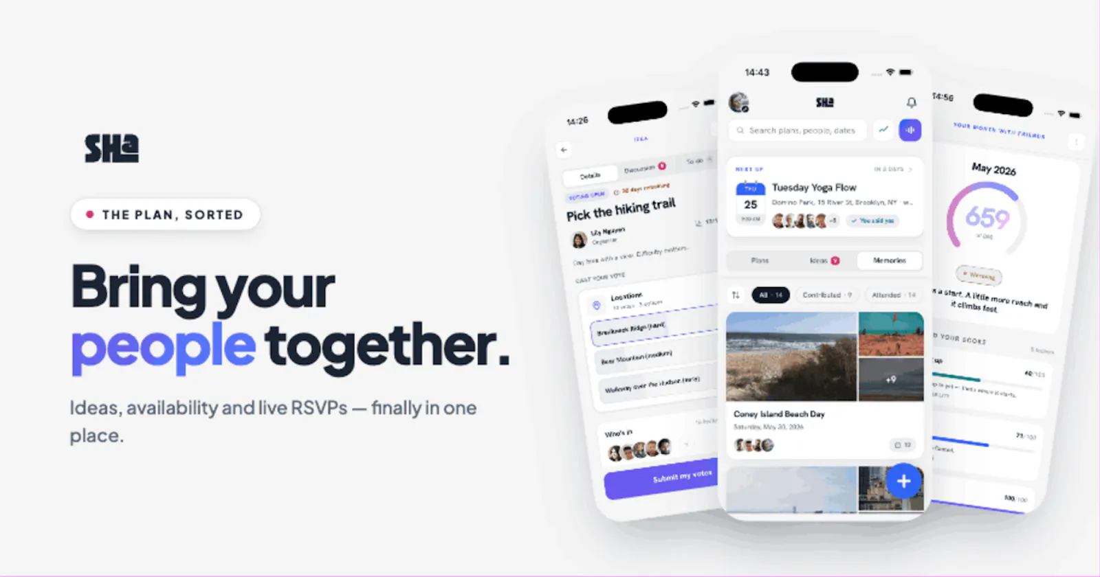 Sha: Make Plans with Friends screenshot 2
