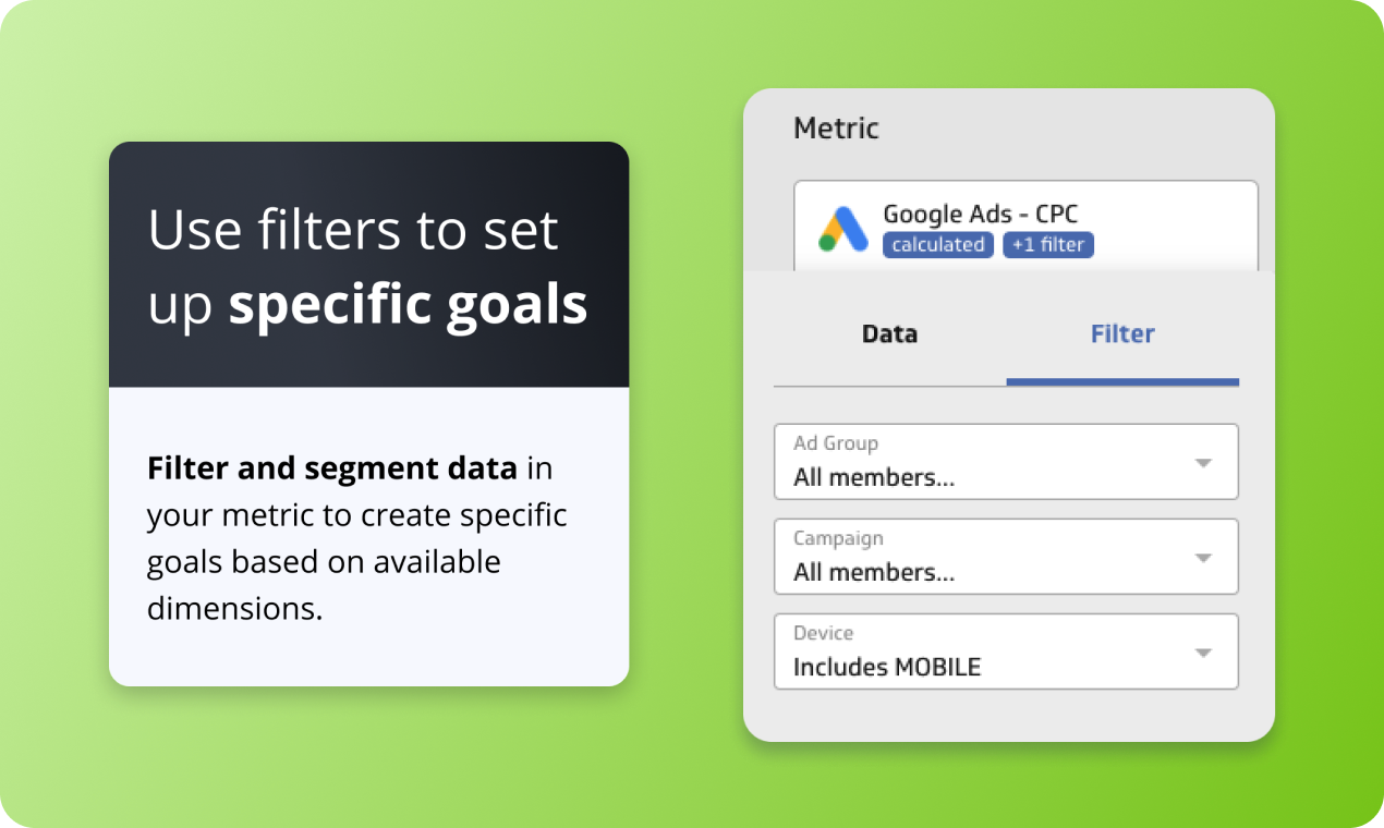 Goals & Notifications for PowerMetrics gallery image