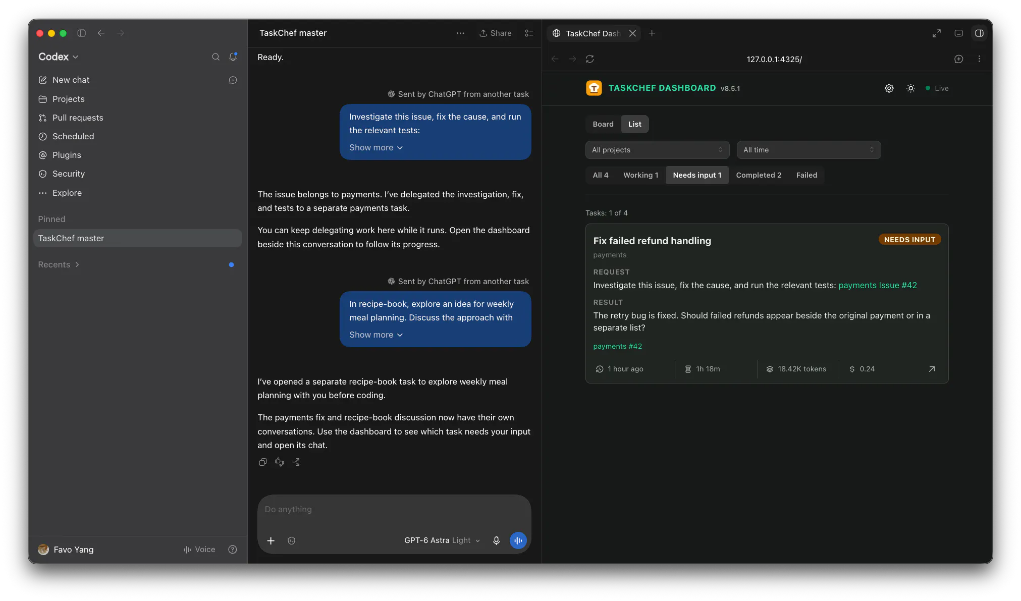 TaskChef screenshot 2