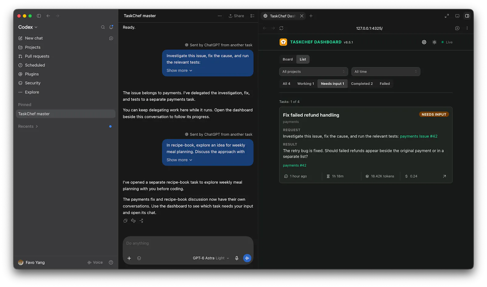 TaskChef screenshot 2