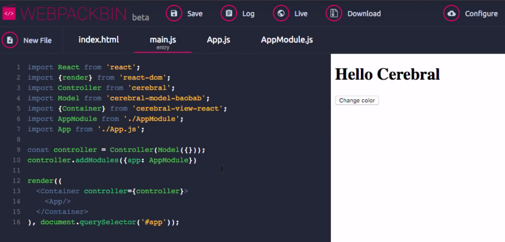 Webpackbin gallery image