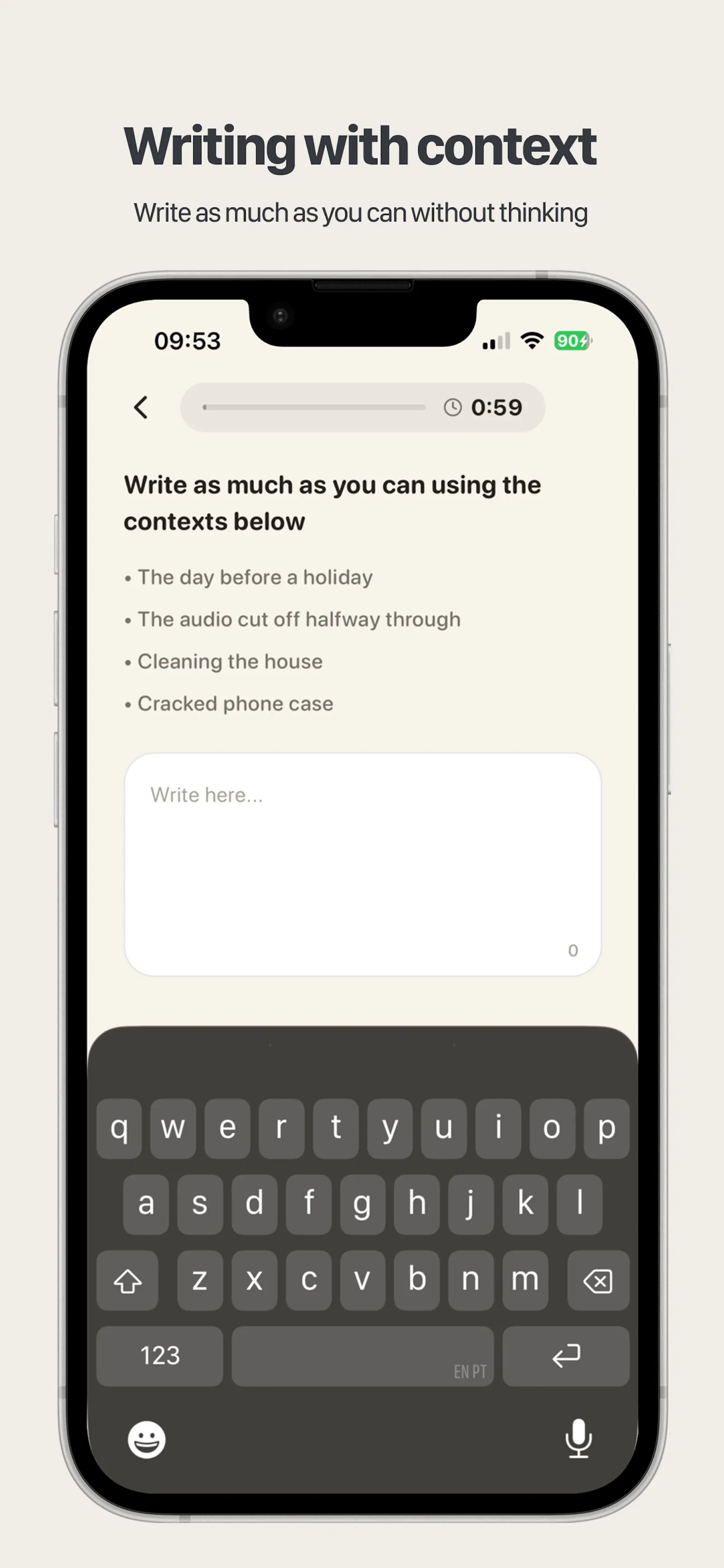 Spark: warm-up before writing screenshot 6