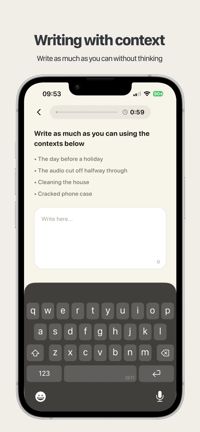 Spark: warm-up before writing screenshot 6