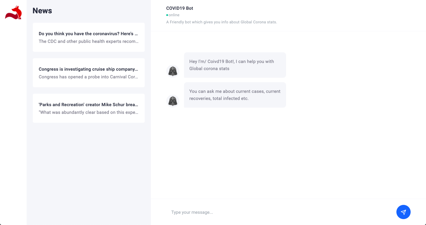 CovidBot gallery image