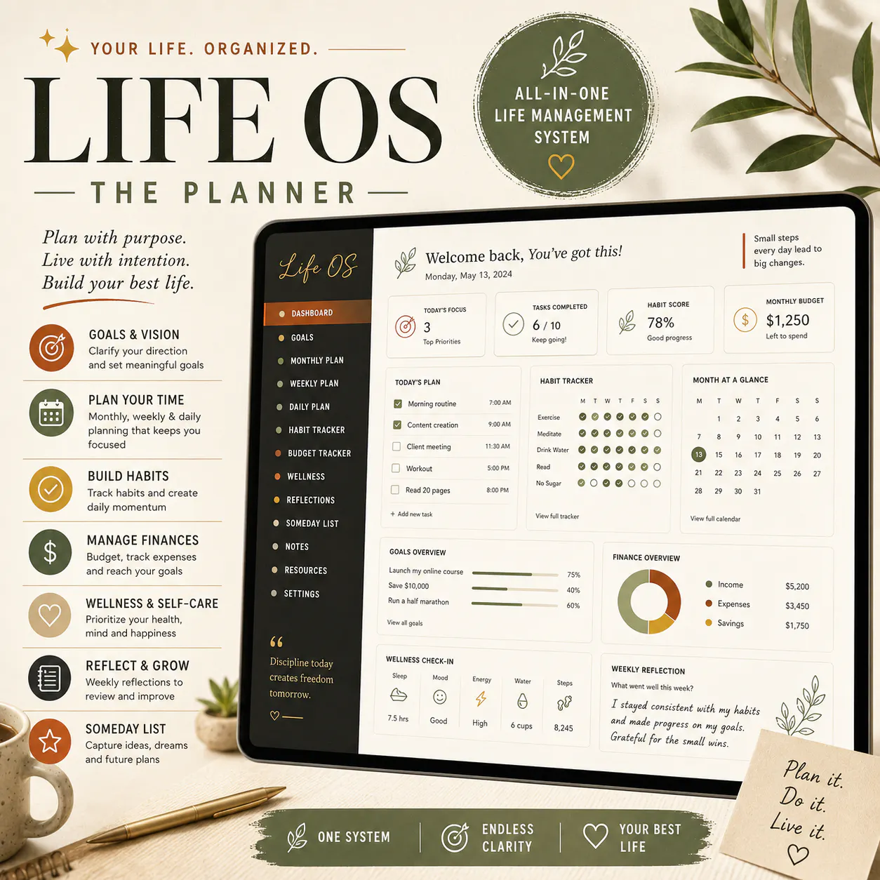 Life OS | The Viral Notion Planner gallery image