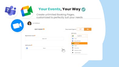 CatchApp Bookingsのシームレスなスケジュール管理機能を視覚的に表現したものであり、さまざまな時間枠が簡単に選択して予約されている様子です。