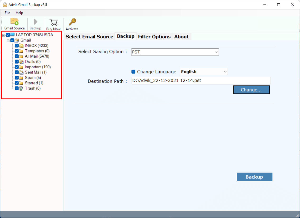 Vorab -Google Mail -Backup -Tool vorantreiben media 2