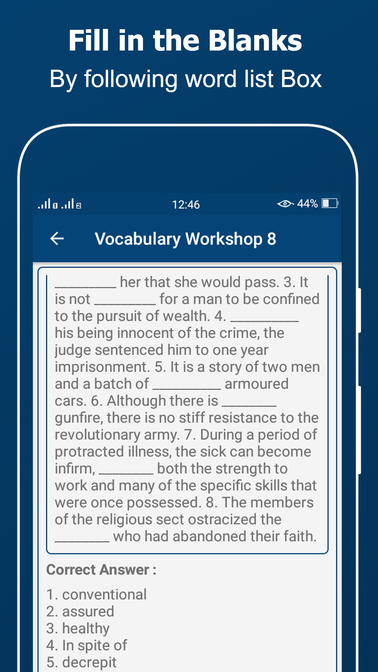 English Vocabulary gallery image