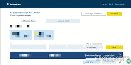 List Candidates - HoyTrabajas gallery image