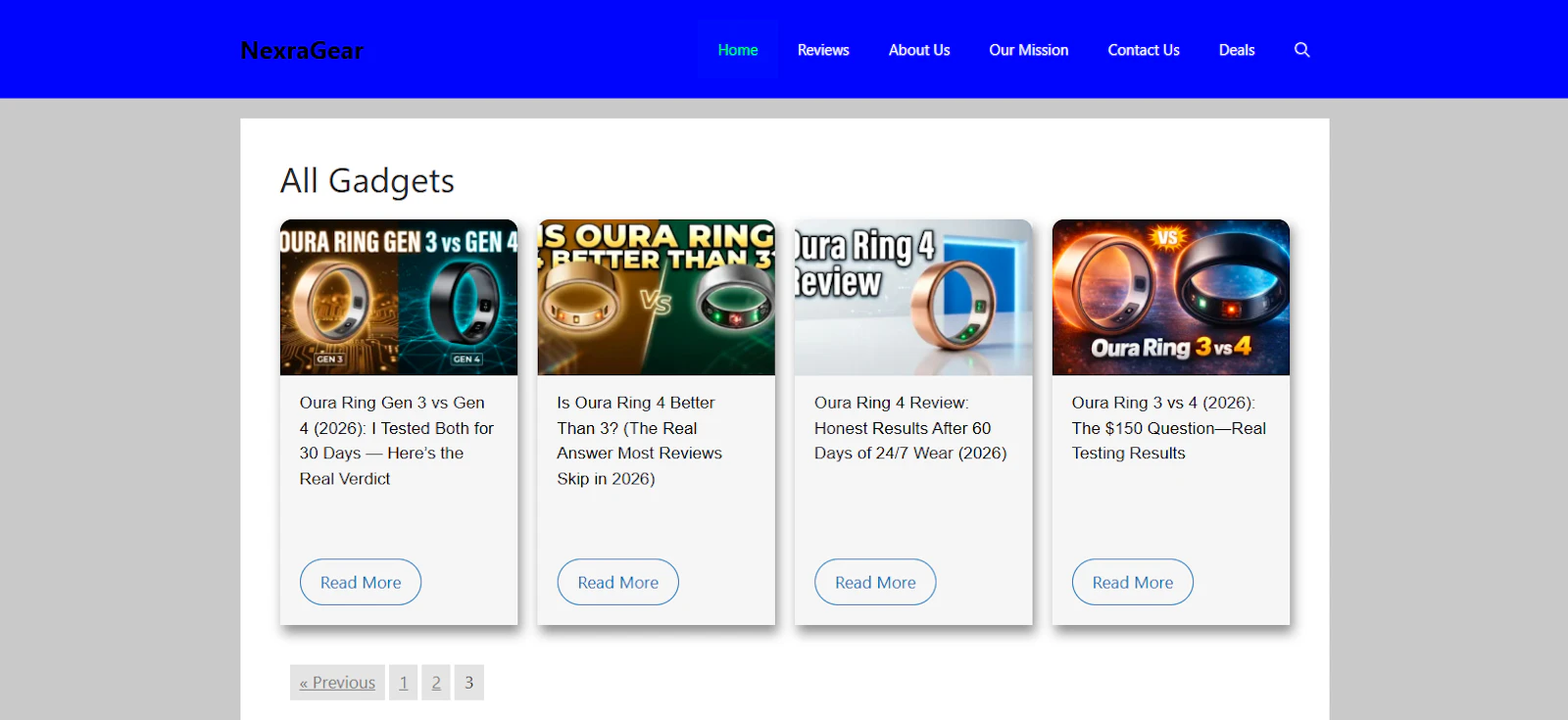 NexraGear – Gadget Intelligence Hub screenshot 1