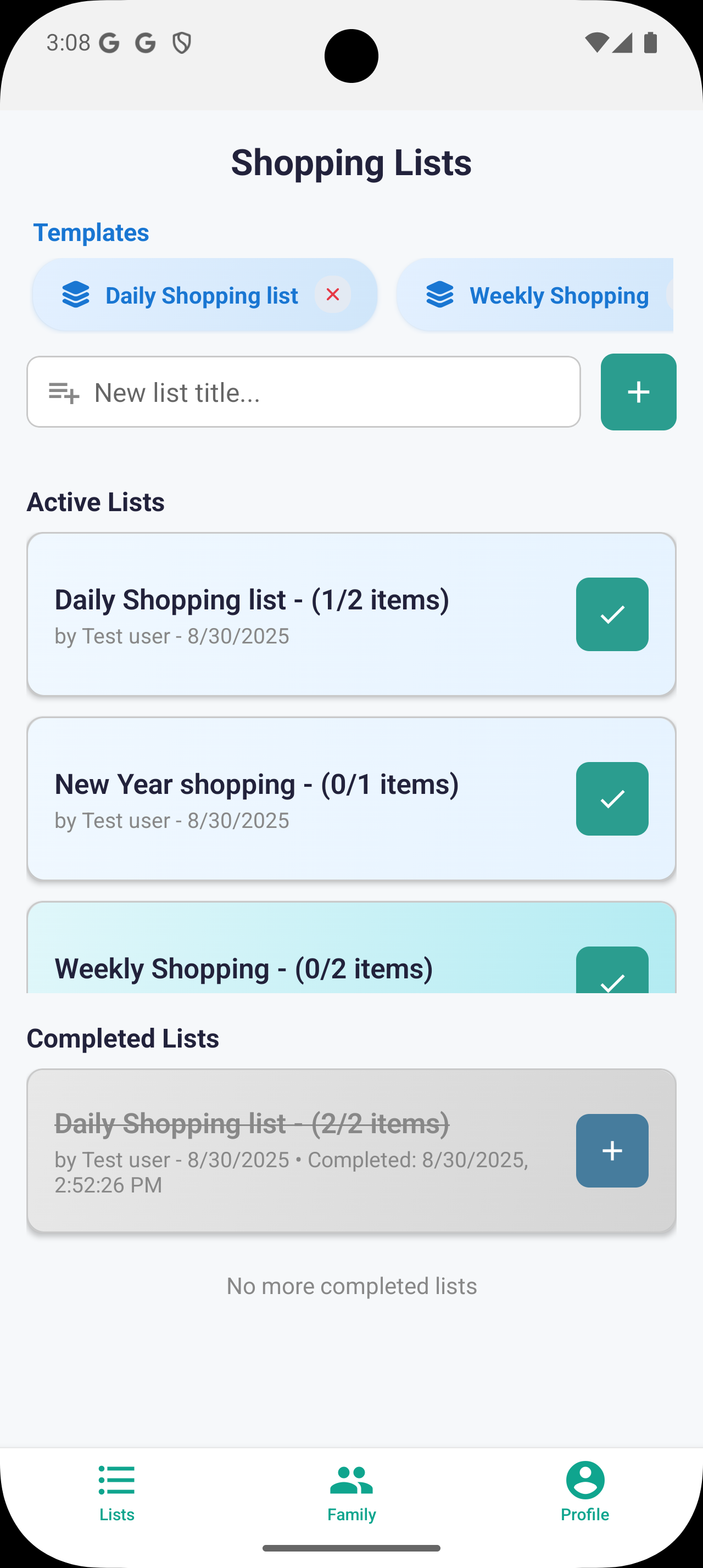 Tobuy - Planen Sie Lebensmittel, verfolgen Sie den Fortschritt und kaufen Sie gemeinsam ein Medien 2