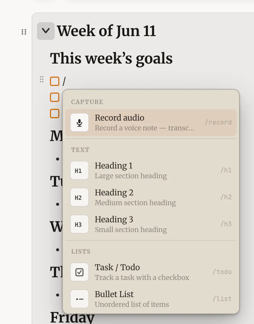 Benchpad: Scratchpad Notes gallery image