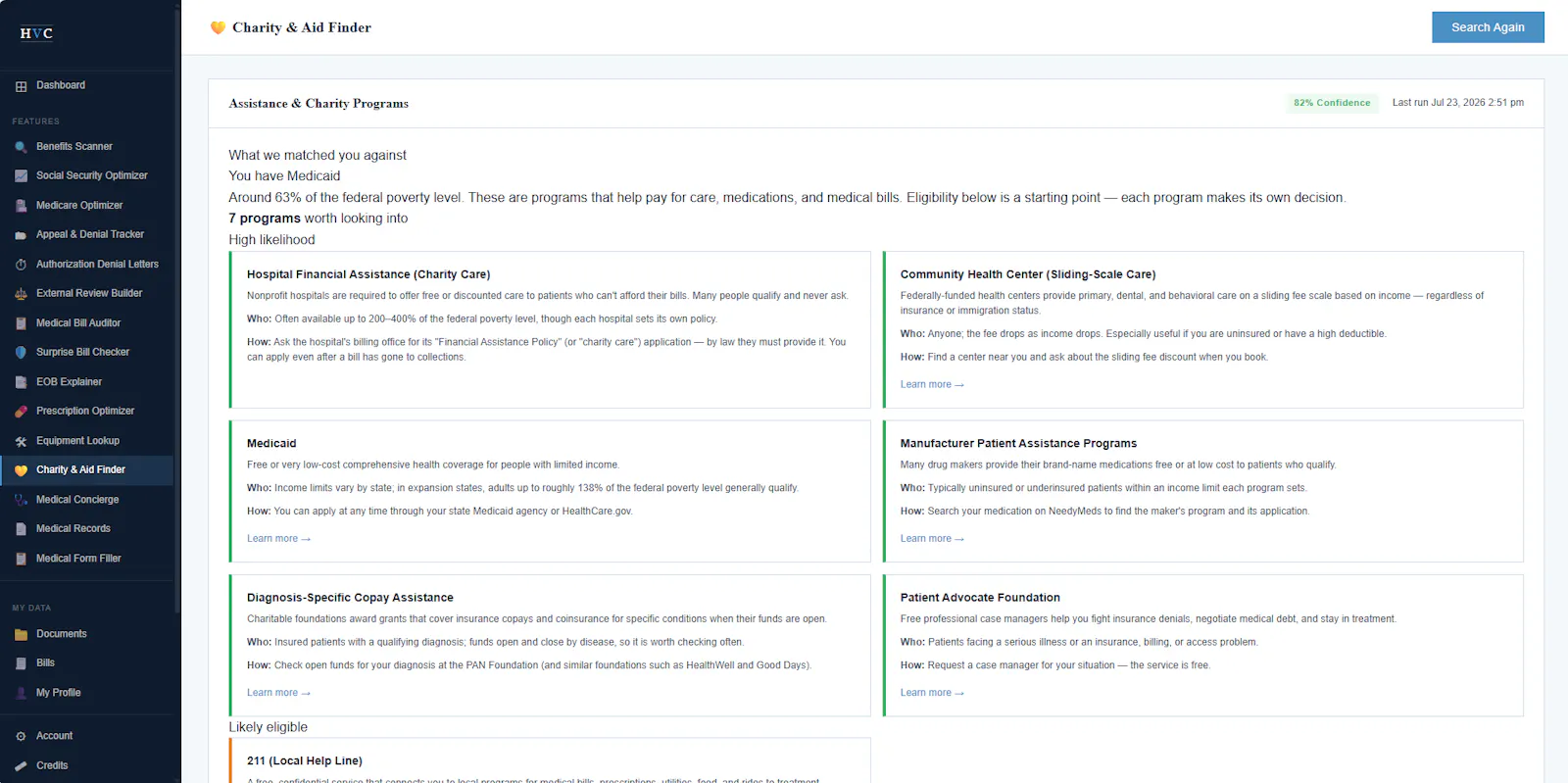 Healthvocate.com screenshot 4