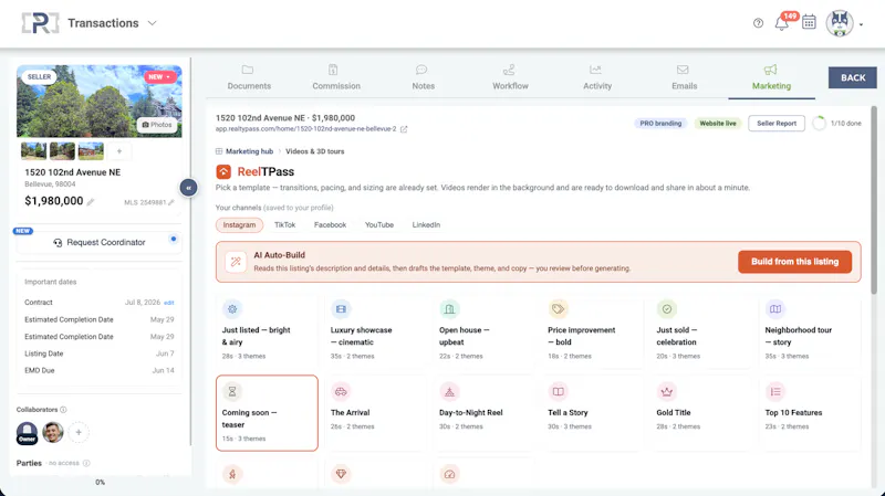 RealtyPass Platform screenshot 1
