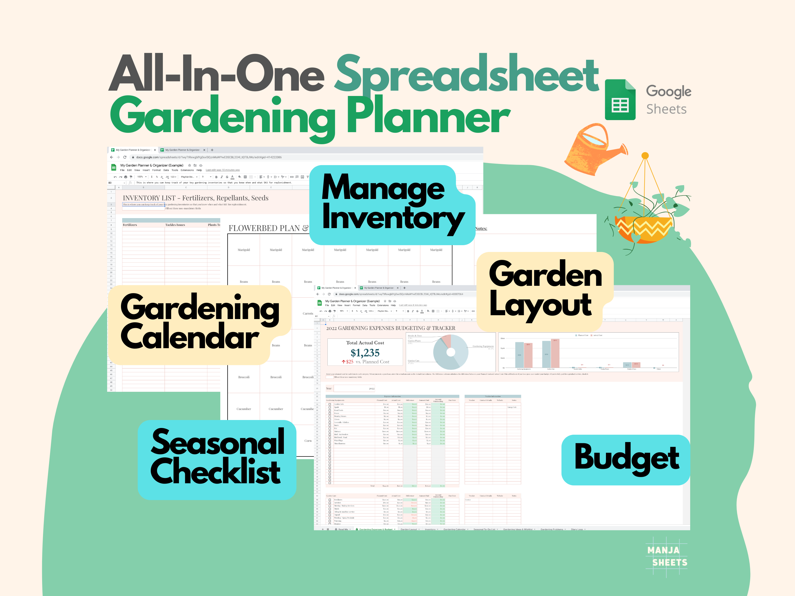Garden Journal & Planner Google Sheets media 2